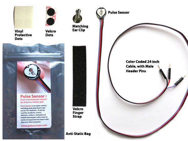 The Original PulseSensor Kit – World Famous Electronics llc.